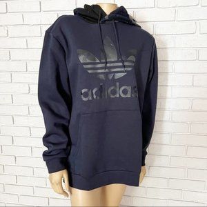 Adidas Originals Camo Branded Hoodie with Contrast Hood - Size XL